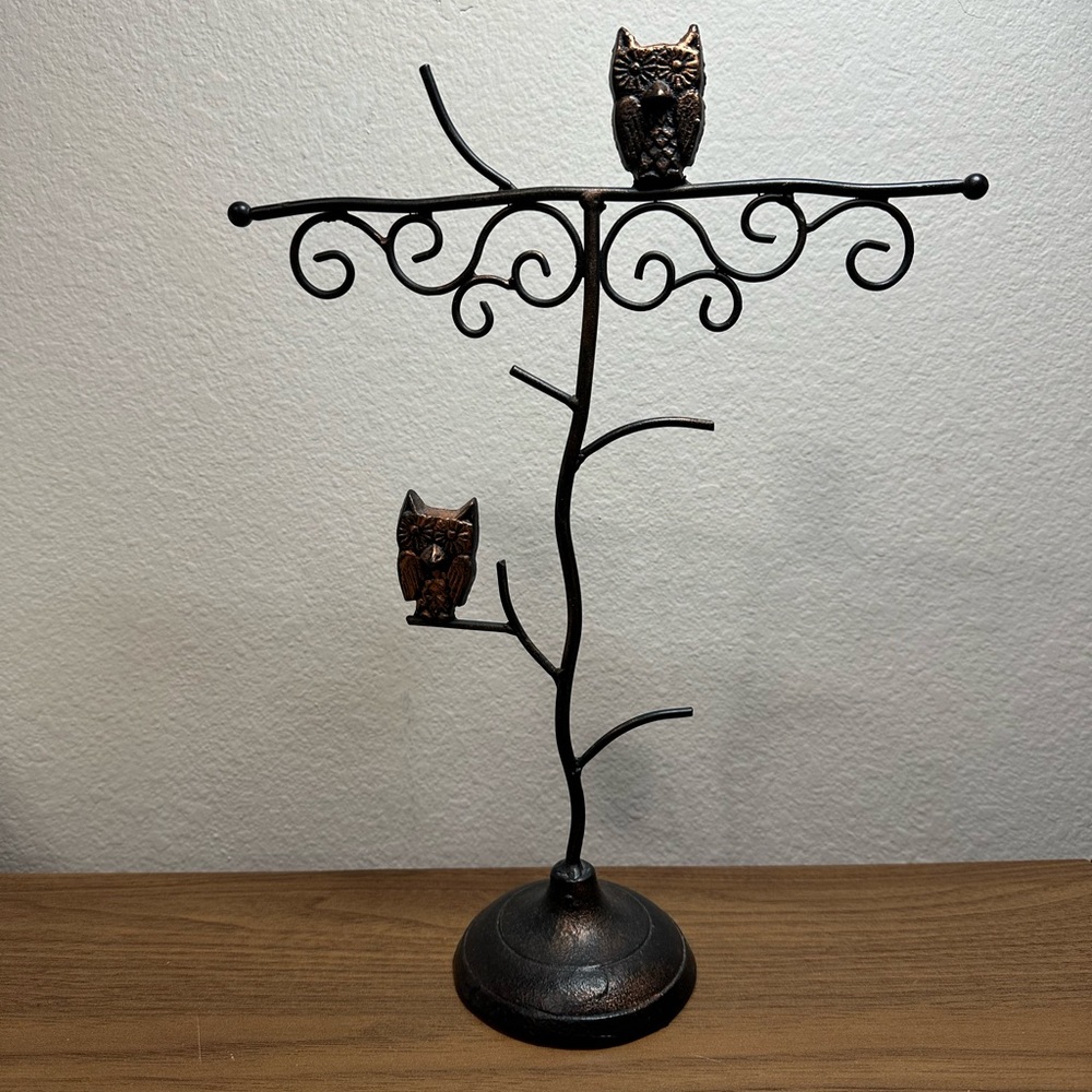 Owl Jewelry Holder Stand